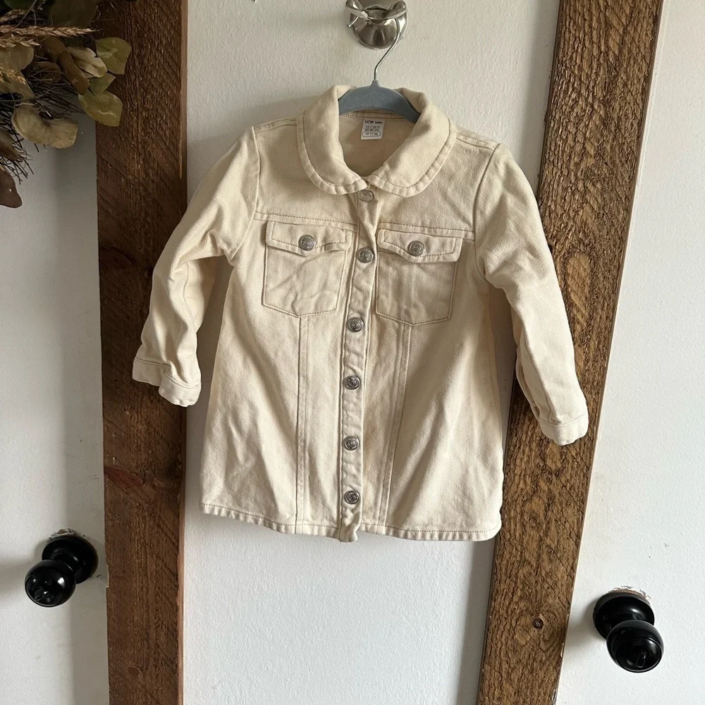 Boutique Denim Jean Jacket Dress 12-18 Months Baby Girl THE CUTEST